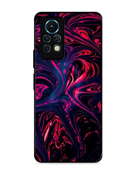 Abstract Background Glossy Metal Phone Cover for Infinix Note 11S Zapvi