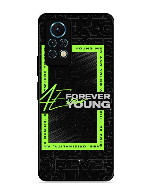 Forever Young Glossy Metal Phone Cover for Infinix Note 11S Zapvi