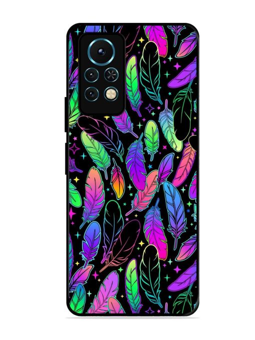 Bright Multi Colored Seamless Glossy Metal Phone Cover for Infinix Note 11S Zapvi