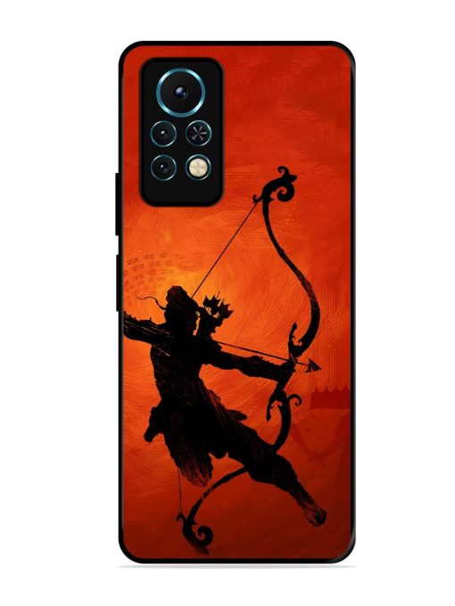 Illustration Lord Rama Glossy Metal Phone Cover for Infinix Note 11S