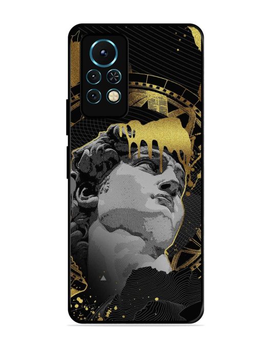 Roman Face Glossy Metal Phone Cover for Infinix Note 11S Zapvi