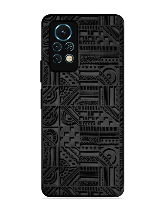 Seamless Pattern Glossy Metal Phone Cover for Infinix Note 11S