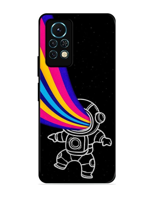 Astronaut Glossy Metal TPU Phone Cover for Infinix Note 11S Zapvi