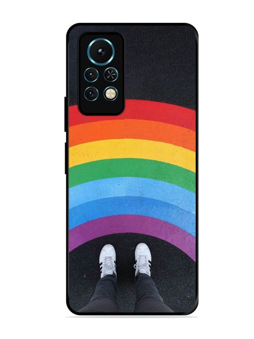 Legs Rainbow Glossy Metal TPU Phone Cover for Infinix Note 11S Zapvi