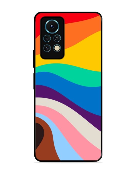 Minimal Pride Art Glossy Metal Phone Cover for Infinix Note 11S Zapvi