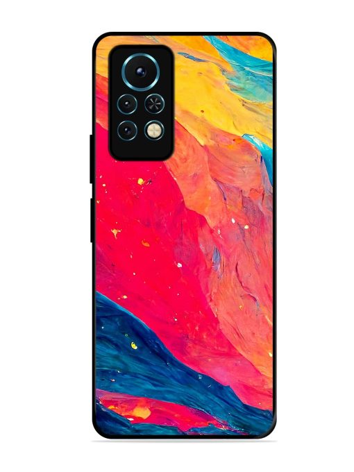 Starry Night Glossy Metal Phone Cover for Infinix Note 11S Zapvi