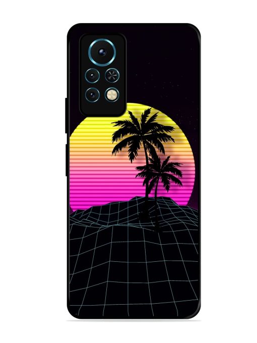 Coconut Vector Glossy Metal Phone Cover for Infinix Note 11S