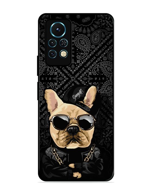 Gangsta Cool Sunmetales Dog Glossy Metal Phone Cover for Infinix Note 11S Zapvi