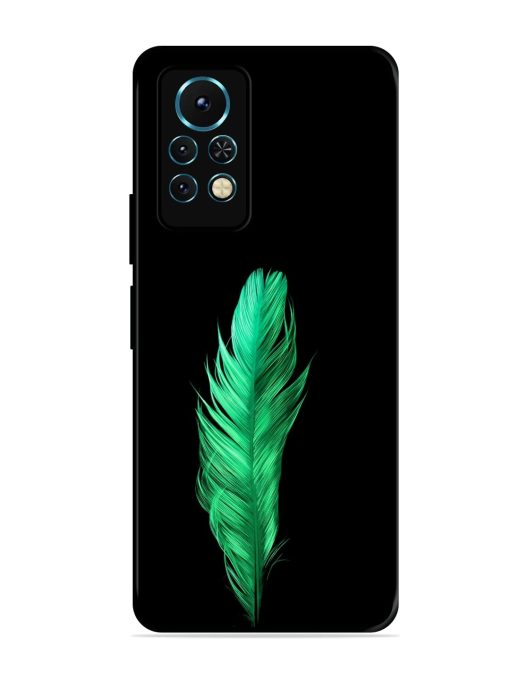 Feather Texture Glossy Metal Phone Cover for Infinix Note 11S Zapvi