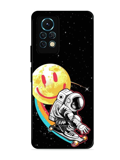 Astronaut Art Glossy Metal Phone Cover for Infinix Note 11S