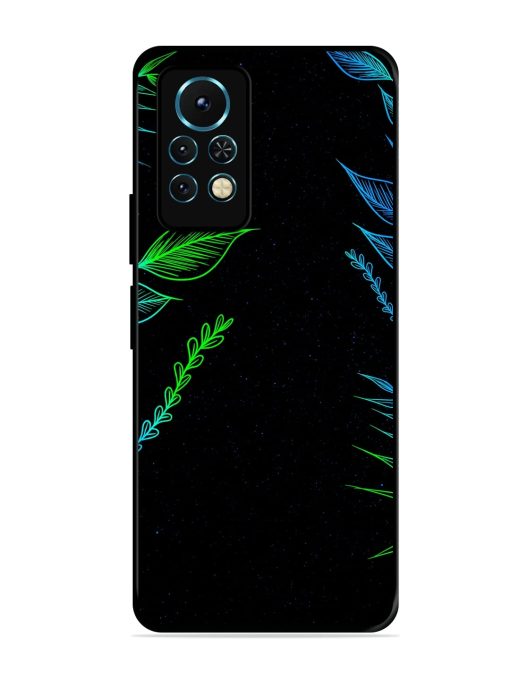 Aesthetic Neon Glossy Metal Phone Cover for Infinix Note 11S Zapvi