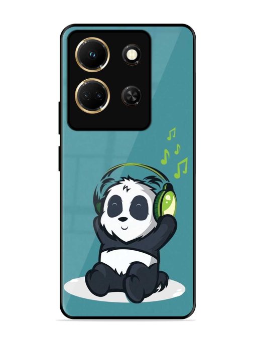 Music Panda Glossy Metal Phone Cover for Infinix Note 30 (5G) Zapvi