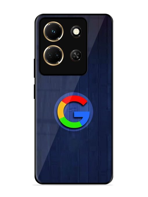 Google Logo Printed Glossy Metal TPU Phone Cover for Infinix Note 30 (5G) Zapvi