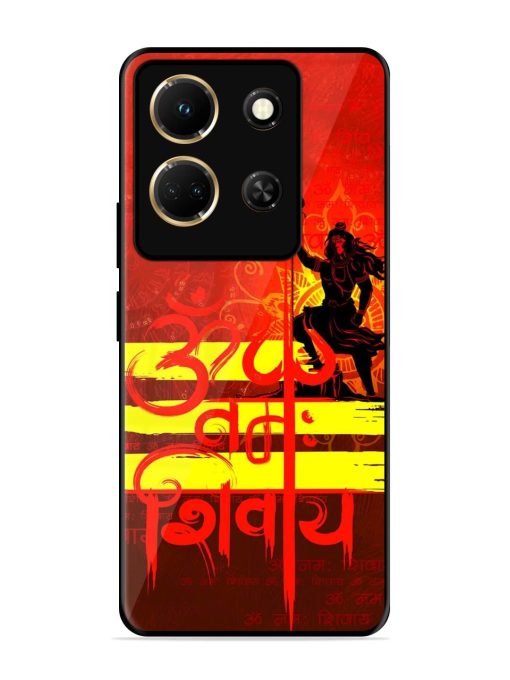 Illustration Lord Shiva Glossy Metal TPU Phone Cover for Infinix Note 30 (5G) Zapvi