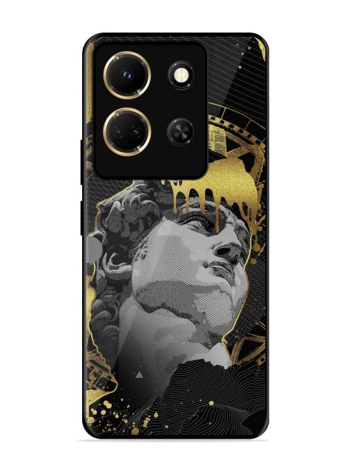 Roman Face Glossy Metal Phone Cover for Infinix Note 30 (5G) Zapvi