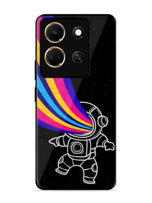 Astronaut Glossy Metal TPU Phone Cover for Infinix Note 30 (5G)