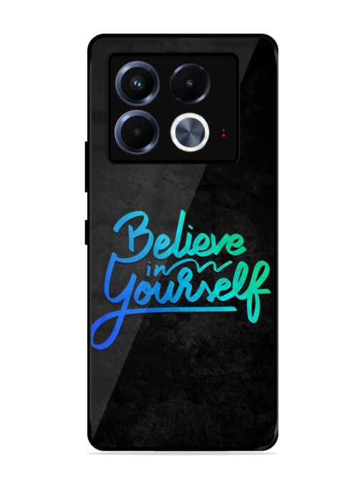 Believe In Yourself Glossy Metal Phone Cover for Infinix Note 40 (5G)