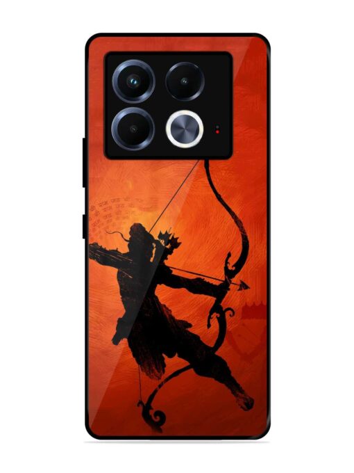 Illustration Lord Rama Glossy Metal Phone Cover for Infinix Note 40 (5G)