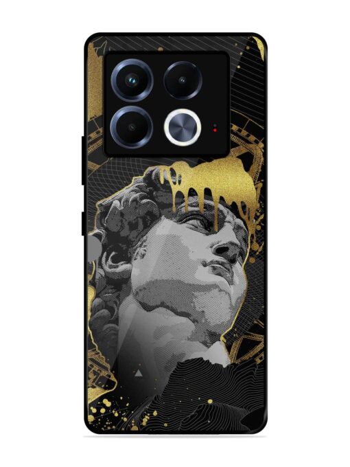 Roman Face Glossy Metal Phone Cover for Infinix Note 40 (5G)