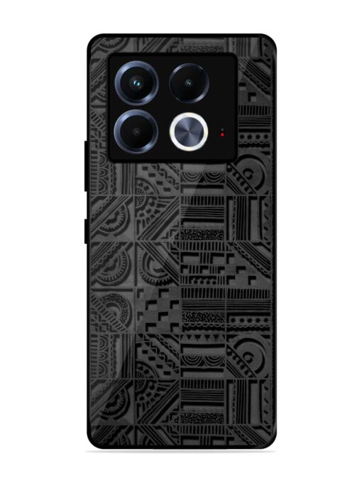 Seamless Pattern Glossy Metal Phone Cover for Infinix Note 40 (5G)