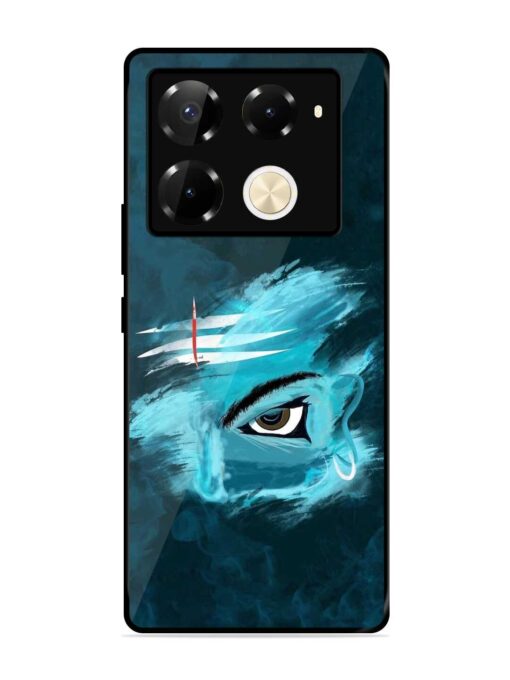 Lord Shiva Glossy Metal Phone Cover for Infinix Note 40 Pro (5G) Zapvi