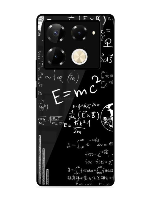 E=Mc2 Mass?Energy Equivalence Glossy Metal Phone Cover for Infinix Note 40 Pro (5G) Zapvi