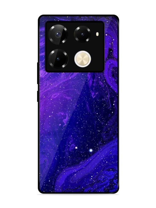 Galaxy Acrylic Abstract Art Glossy Metal Phone Cover for Infinix Note 40 Pro (5G) Zapvi