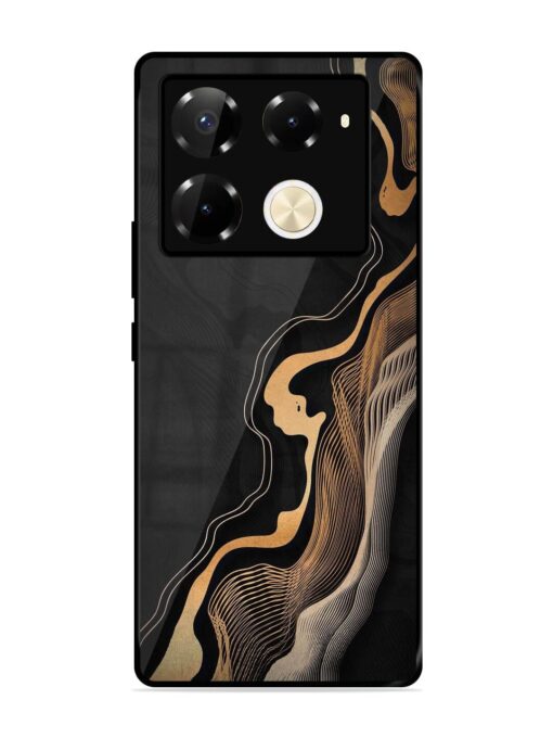 Abstract Art Glossy Metal TPU Phone Cover for Infinix Note 40 Pro (5G) Zapvi