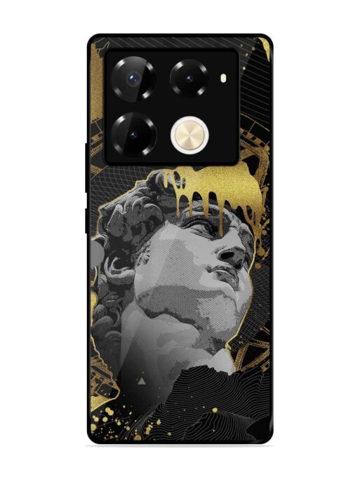 Roman Face Glossy Metal Phone Cover for Infinix Note 40 Pro (5G) Zapvi