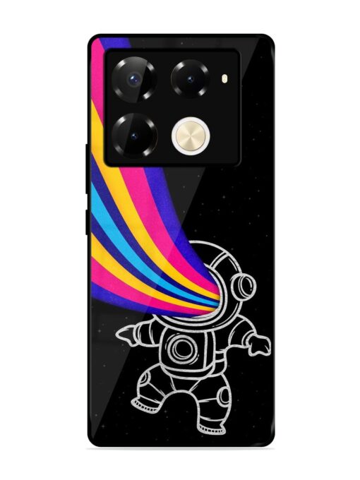 Astronaut Glossy Metal TPU Phone Cover for Infinix Note 40 Pro (5G) Zapvi