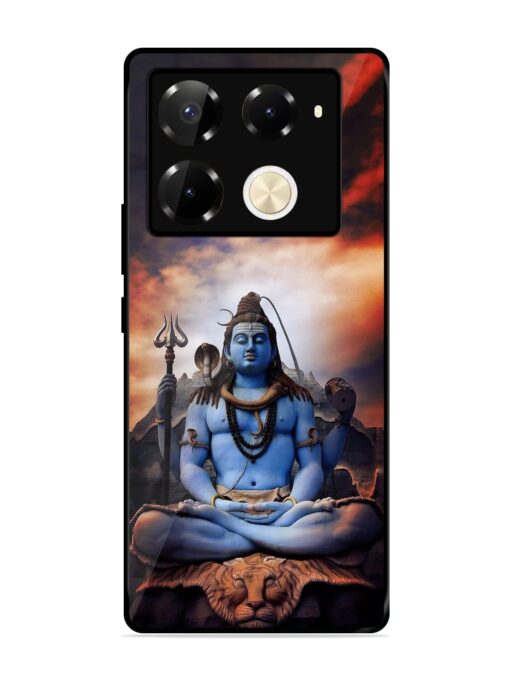 Jai Jai Shiv Glossy Metal Phone Cover for Infinix Note 40 Pro (5G)