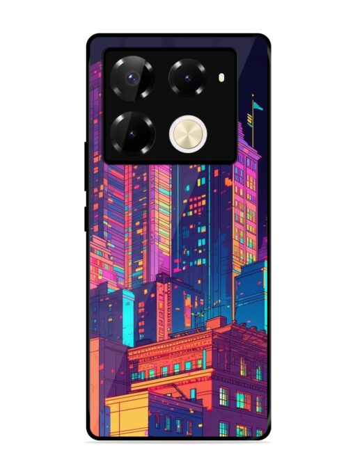 City View Glossy Metal Phone Cover for Infinix Note 40 Pro (5G)