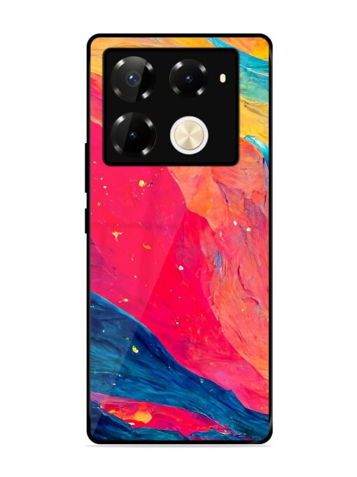 Starry Night Glossy Metal Phone Cover for Infinix Note 40 Pro (5G) Zapvi