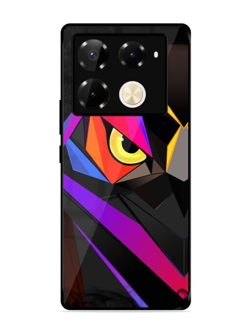 Wpap Owl Glossy Metal Phone Cover for Infinix Note 40 Pro (5G) Zapvi