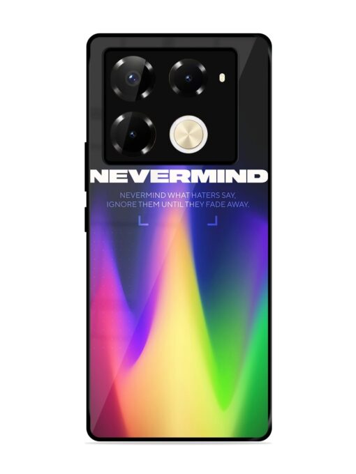 Nevermind Glossy Metal Phone Cover for Infinix Note 40 Pro (5G) Zapvi