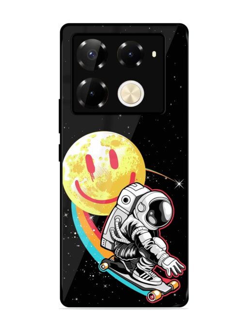 Astronaut Art Glossy Metal Phone Cover for Infinix Note 40 Pro (5G)