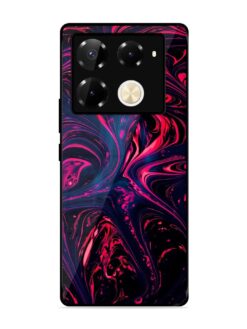 Abstract Background Glossy Metal Phone Cover for Infinix Note 40 Pro Plus (5G)