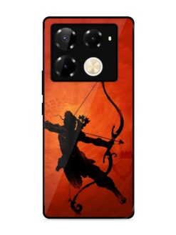 Illustration Lord Rama Glossy Metal Phone Cover for Infinix Note 40 Pro Plus (5G)