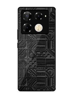 Seamless Pattern Glossy Metal Phone Cover for Infinix Note 40 Pro Plus (5G)