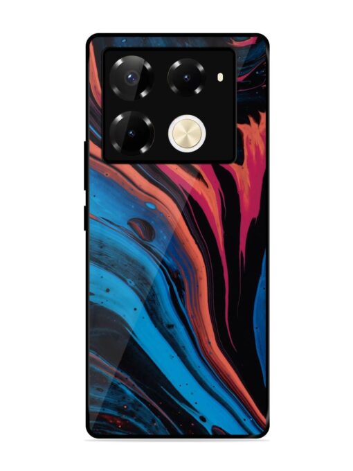 Liquefied Art Glossy Metal TPU Phone Cover for Infinix Note 40 Pro Plus (5G)