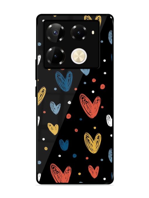 Happy Valentines Day Glossy Metal TPU Phone Cover for Infinix Note 40 Pro Plus (5G) Zapvi