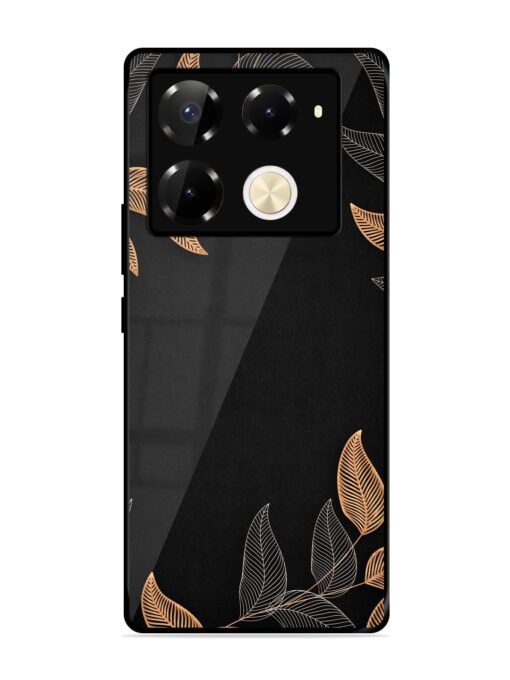 Foliage Art Glossy Metal Phone Cover for Infinix Note 40 Pro Plus (5G) Zapvi