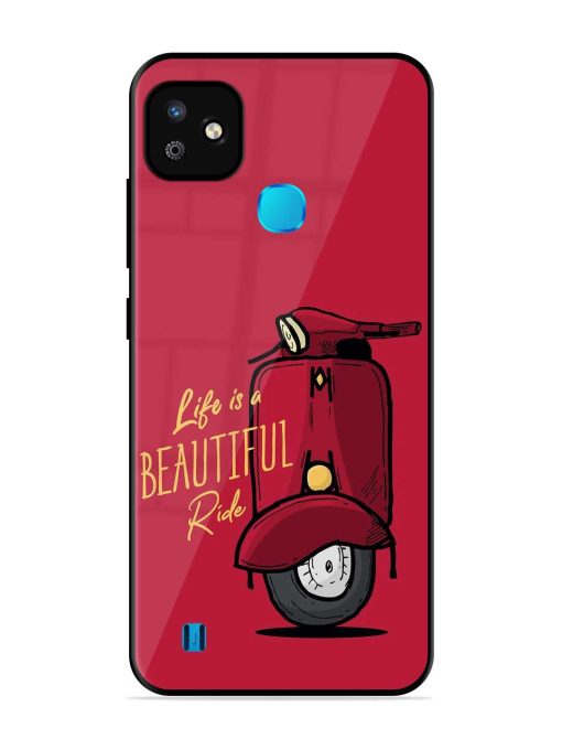 Life Is Beautiful Rides Glossy Metal Phone Cover for Infinix Smart Hd (2021) Zapvi