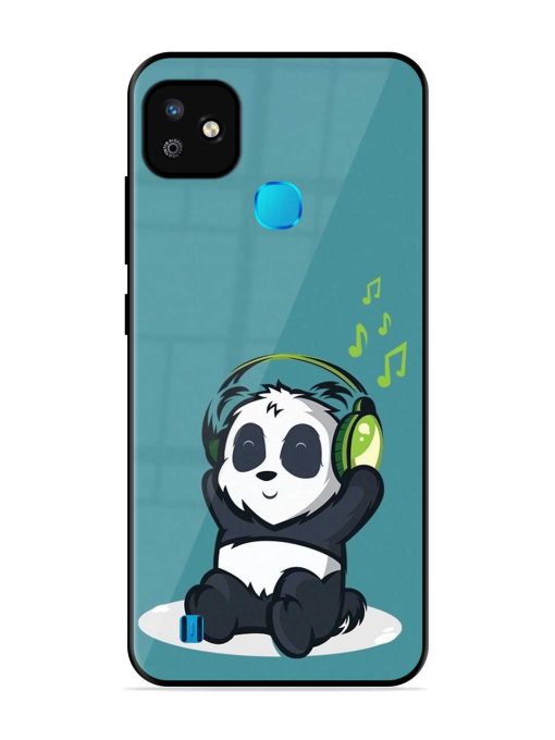 Music Panda Glossy Metal Phone Cover for Infinix Smart Hd (2021) Zapvi