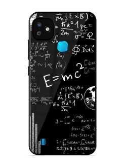 E=Mc2 Mass?Energy Equivalence Glossy Metal Phone Cover for Infinix Smart Hd (2021)