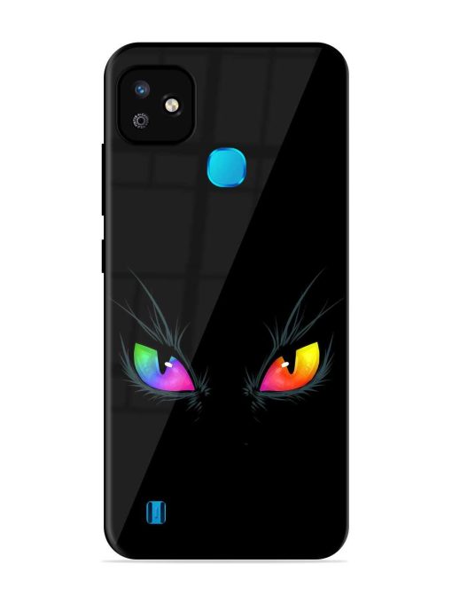 Cat Eyes Glossy Metal Phone Cover for Infinix Smart Hd (2021) Zapvi