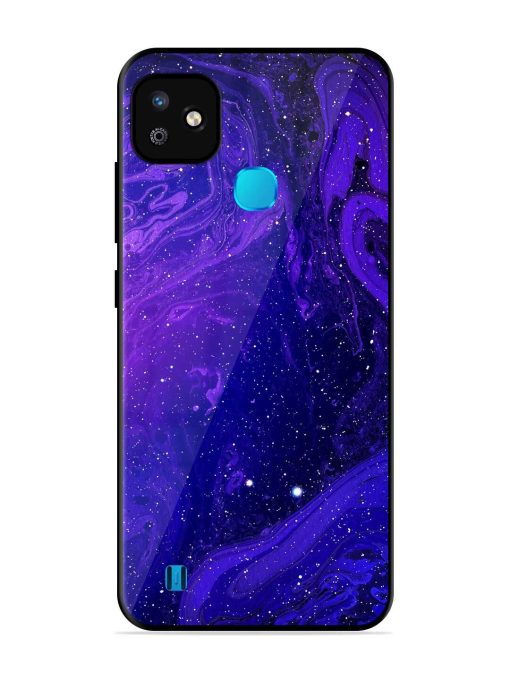 Galaxy Acrylic Abstract Art Glossy Metal Phone Cover for Infinix Smart Hd (2021) Zapvi