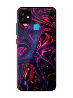Abstract Background Glossy Metal Phone Cover for Infinix Smart Hd (2021)