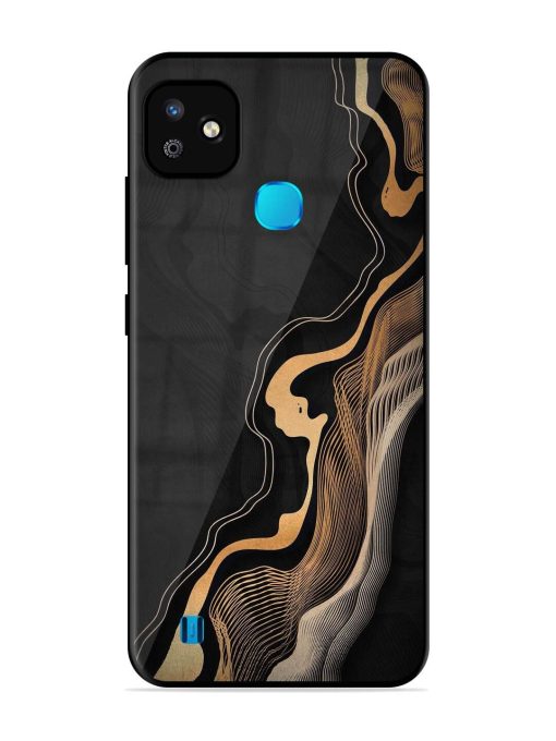 Abstract Art Glossy Metal TPU Phone Cover for Infinix Smart Hd (2021) Zapvi