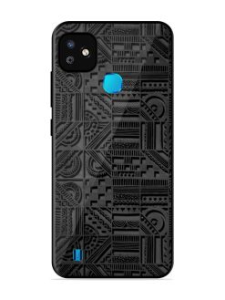 Seamless Pattern Glossy Metal Phone Cover for Infinix Smart Hd (2021)